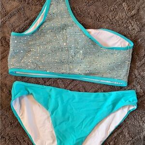 Sparkling Teal Bikini Set